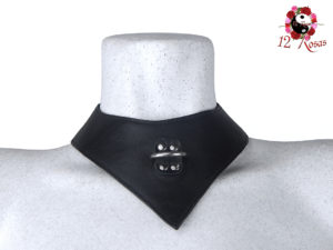 Collar Anha Negro Frontal