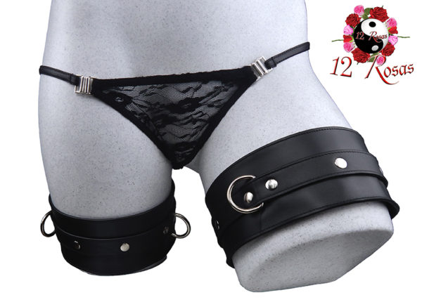 C 041 thigh cuffs black front1